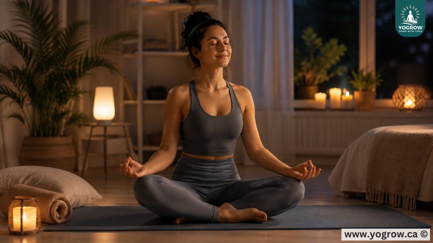 The Evening Yoga Routine That Helps You Sleep Without Overthinking